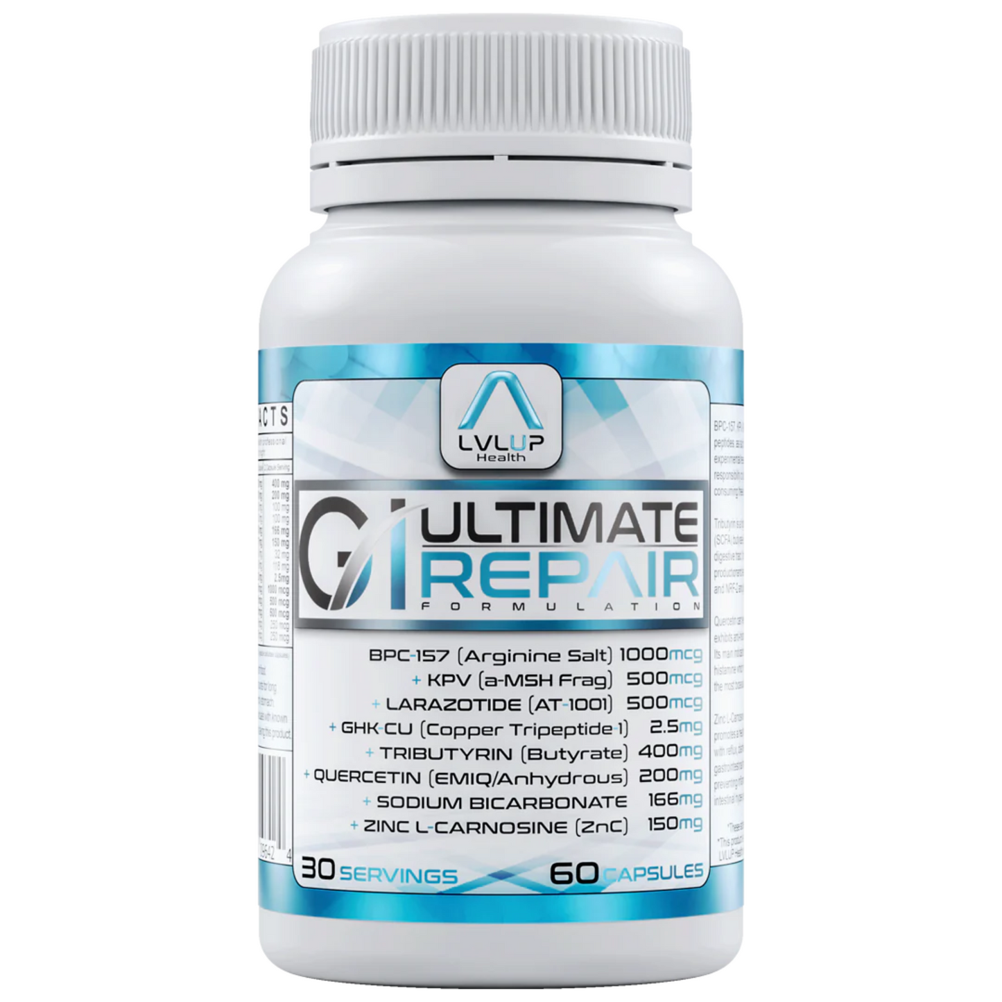 Ultimate GI Repair LVLUP Health Bottle