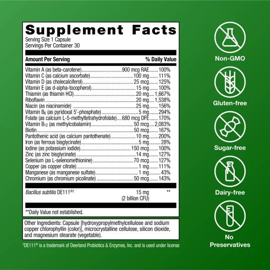 UltraFlora® Probiotic + Multivitamin By Metagenics