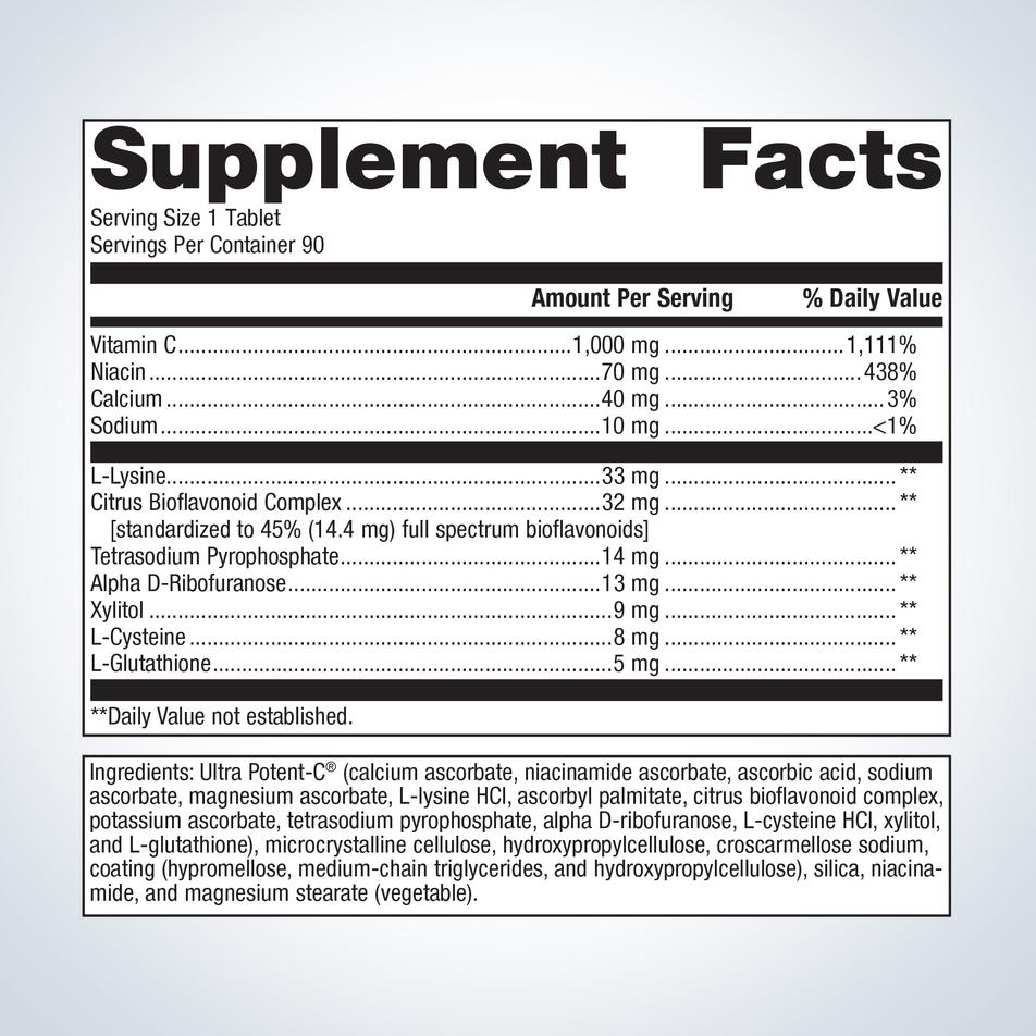 Ultra Potent-C® 1000 Vitamin C By Metagenics