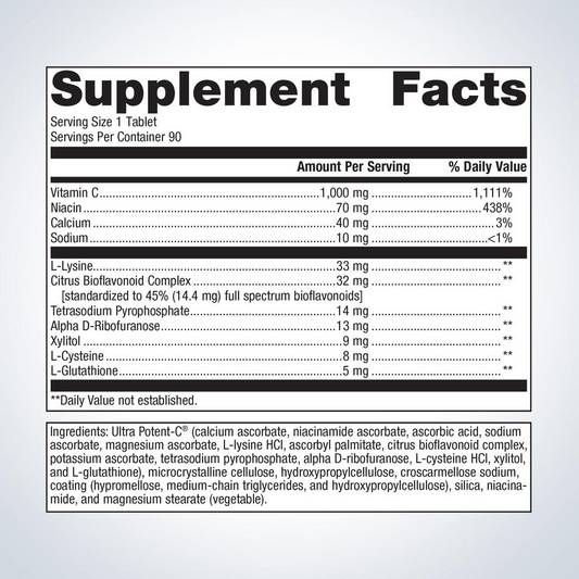Ultra Potent-C® 1000 Vitamin C By Metagenics