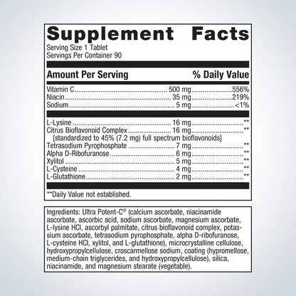 Ultra Potent-C® 500 Vitamin C By Metagenics