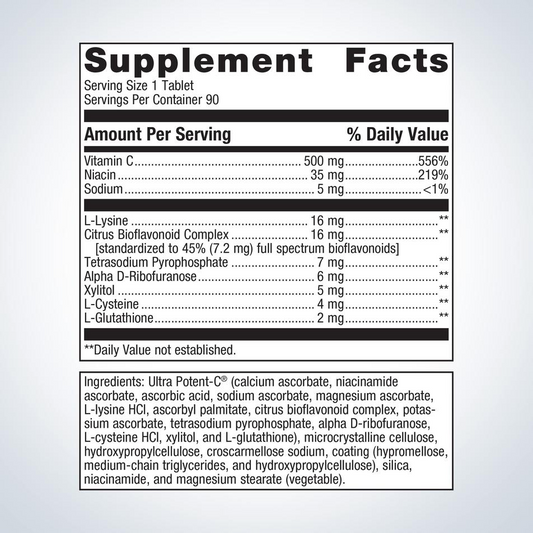 Ultra Potent-C® 500 Vitamin C By Metagenics