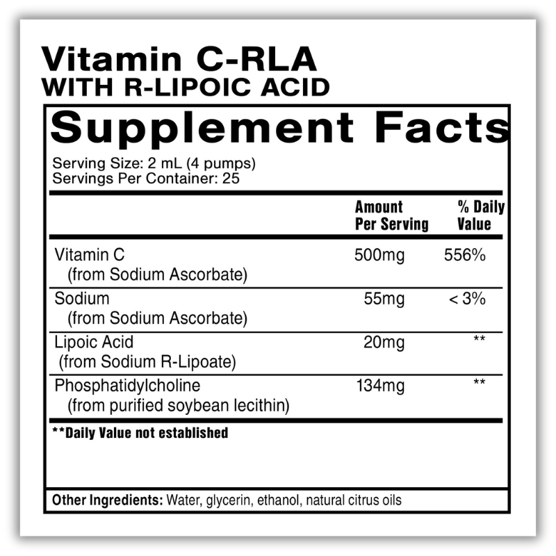 Vitamin C with RLA by QuickSilver Scientific