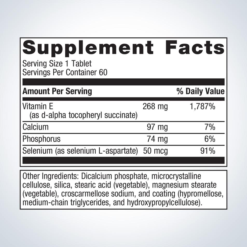 Vitamin E + Selenium By Metagenics