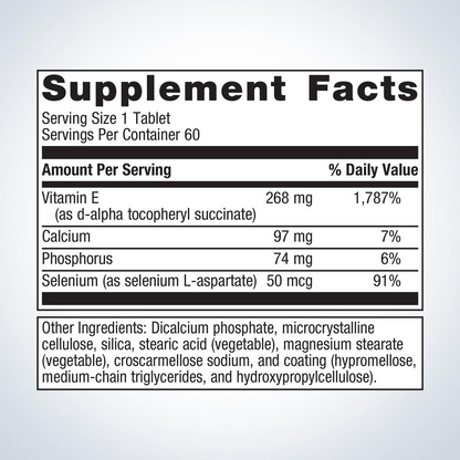Vitamin E + Selenium By Metagenics