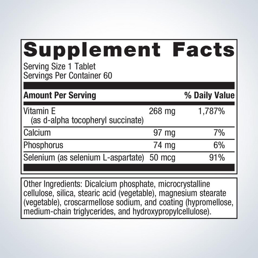 Vitamin E + Selenium By Metagenics