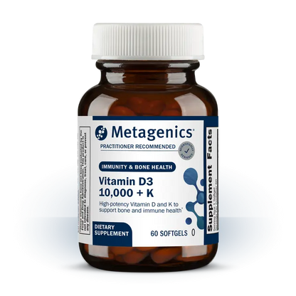 Vitamin D3 10,000 + K By Metagenics