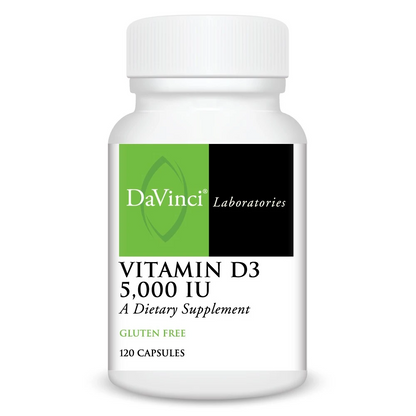 Vitamin D3 5000 IU (120) By DaVinci Labs