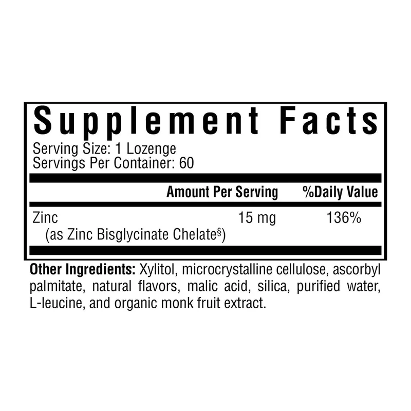 Zinc Lozenge By Seeking Health