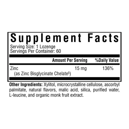 Zinc Lozenge By Seeking Health