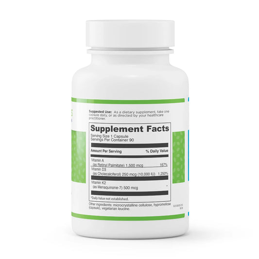 evexias health adk 10 bottle supplement facts ingredients label