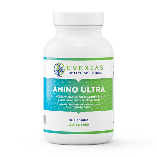 evexias health amino ultra bottle front label
