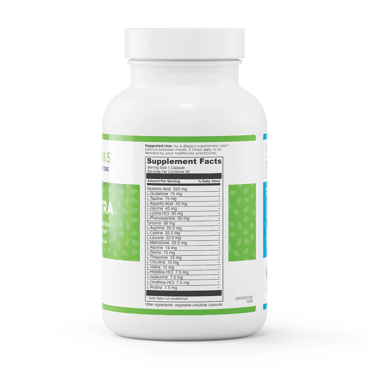 evexias health amino ultra bottle ingredients supplement facts label