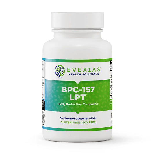 evexias health bpc-157 lpt bottle front label