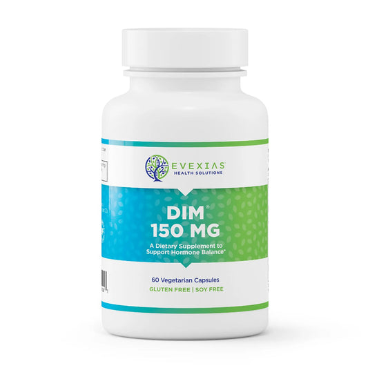 evexias health dim 150 60 capsules bottle front label