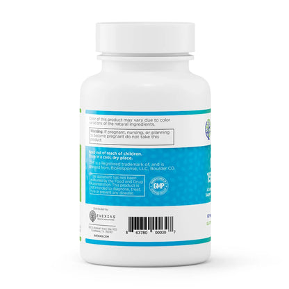 evexias health dim 150 60 capsules bottle information label