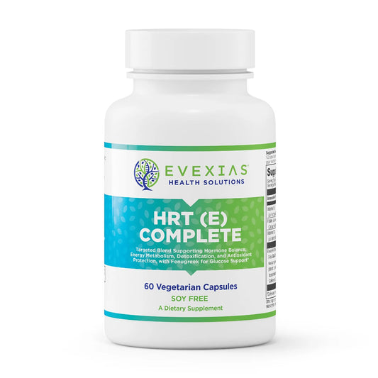 evexias health hrt e complete bottle front label