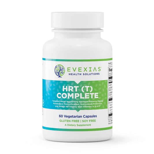 evexias health hrt t complete bottle front label