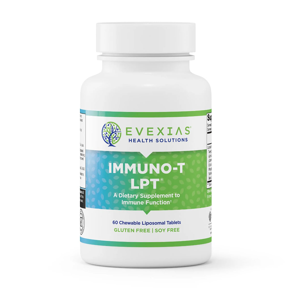 evexias health immuno-t lpt bottle front label