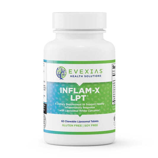 evexias health inflam-x lpt bottle front label