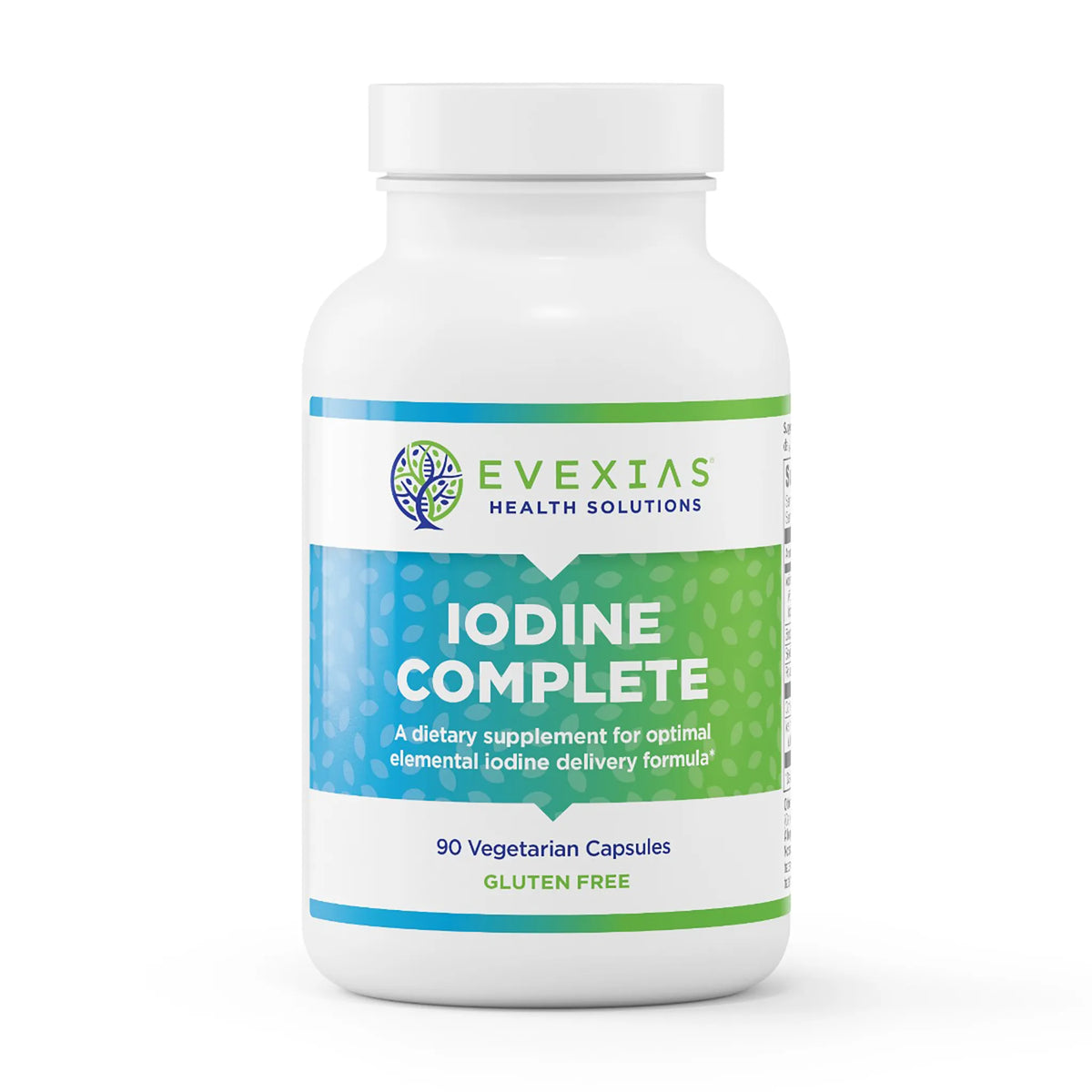 evexias health iodine complete bottle front label