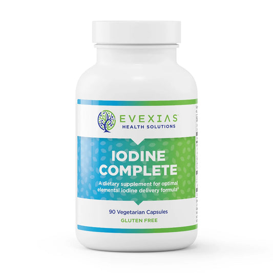 evexias health iodine complete bottle front label