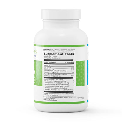 evexias health spm complex bottle supplement facts ingredients label