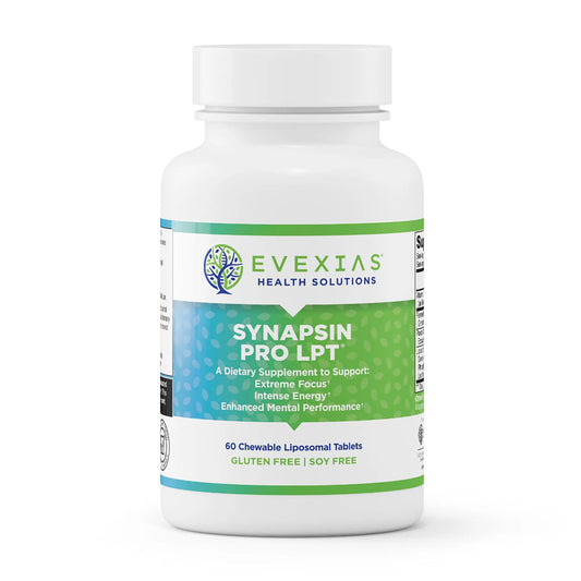 evexias health synapsin pro lpt bottle front label