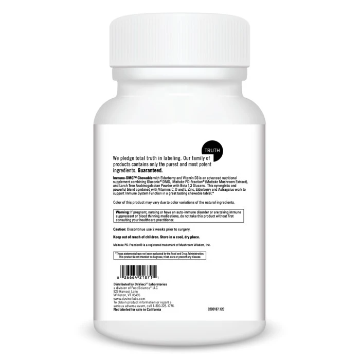 Immuno-DMG™ Chewable (120) by DaVinci Labs