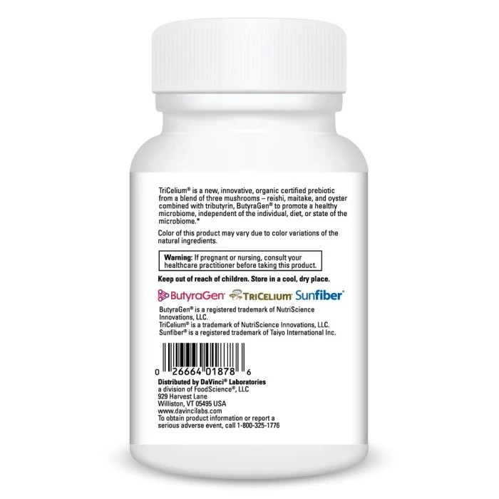 Prebiotic Mushroom Blend (60) By DaVinci Labs