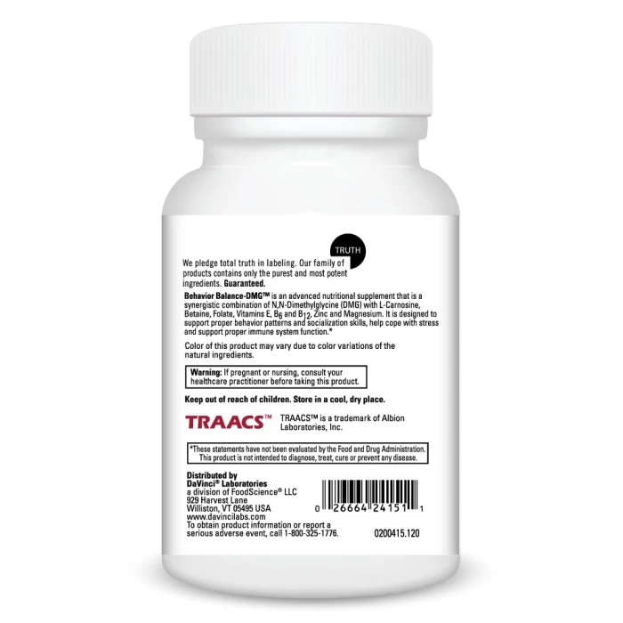 Behavior Balance-DMG™ (120) By DaVinci Labs