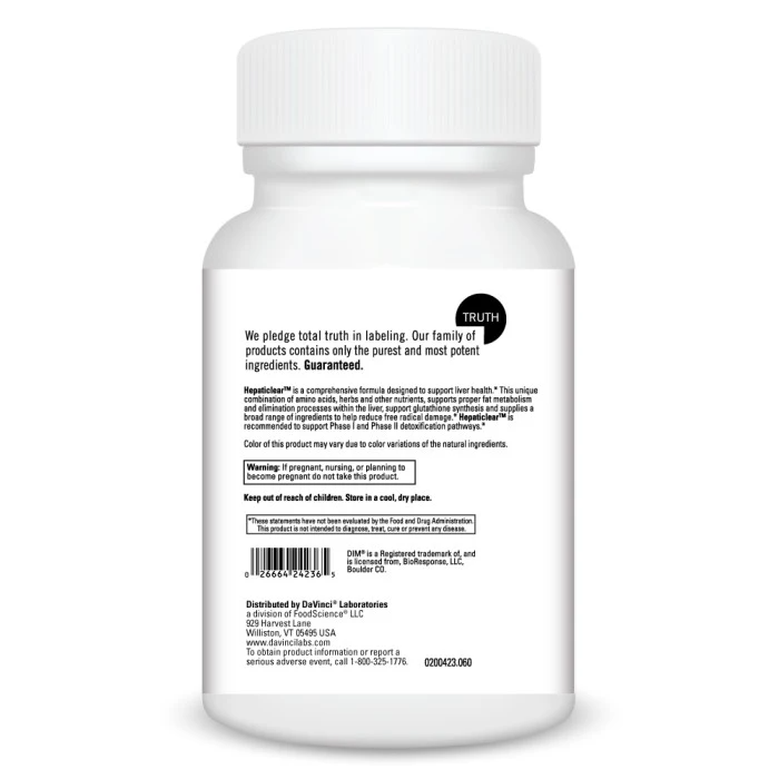 Hepaticlear™ (60) by DaVinci Labs