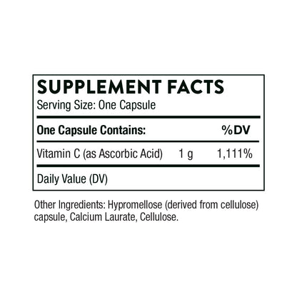 Vitamin C 1,000 mg (formerly Ascorbic Acid) By Thorne