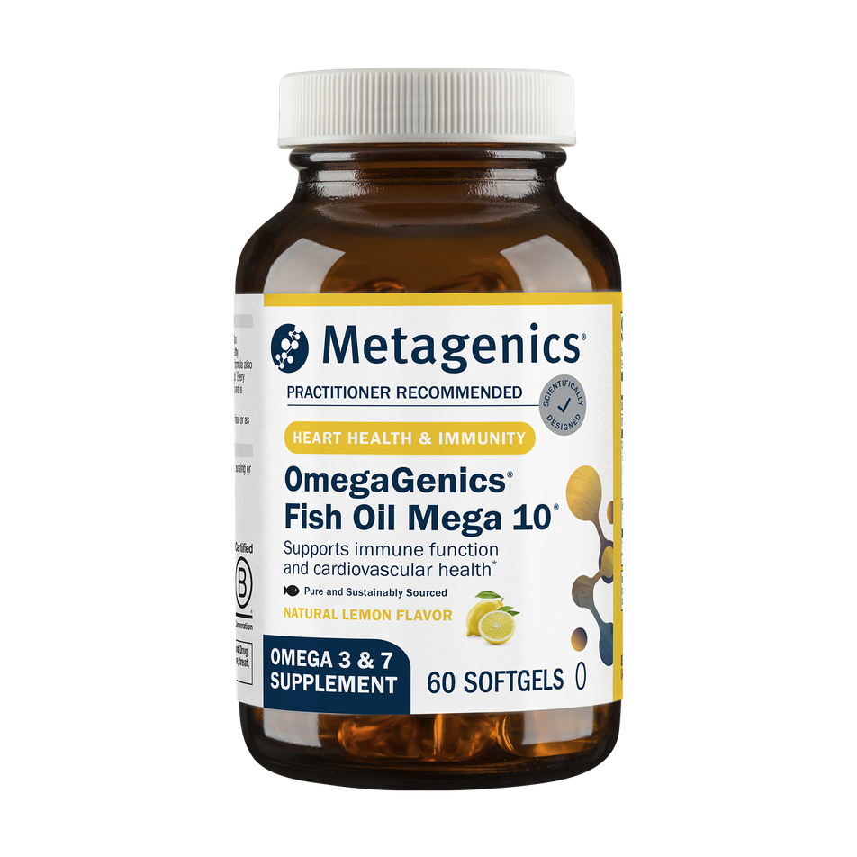 OmegaGenics® Fish Oil Mega 10® By Metagenics