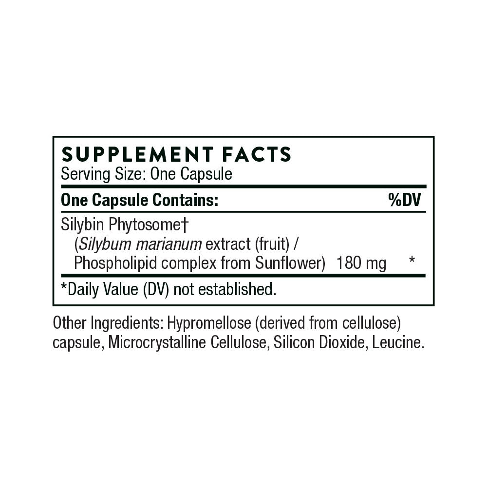 Milk Thistle Phytosome (formerly Siliphos) By Thorne