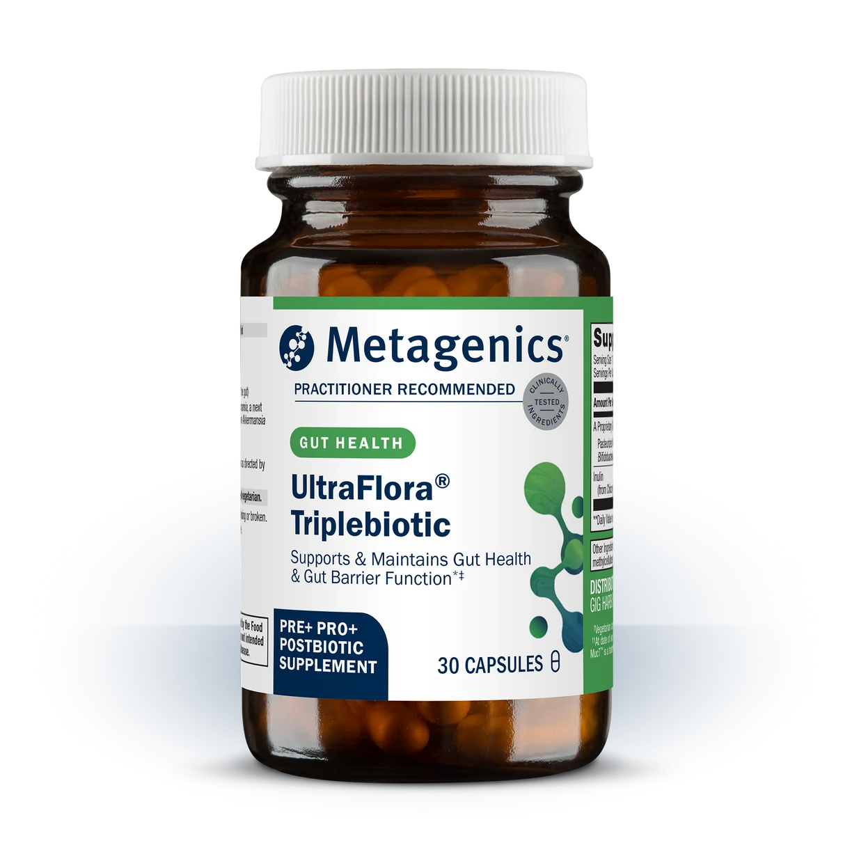 UltraFlora® Triplebiotic with Akkermansia By Metagenics