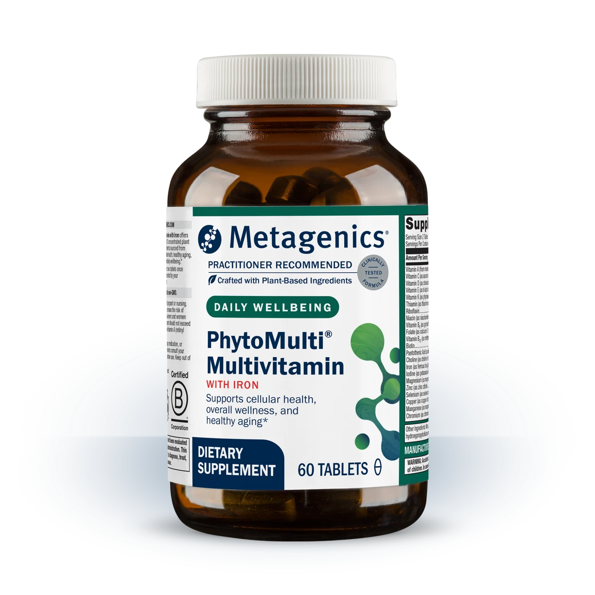 PhytoMulti® Multivitamin with Iron By Metagenics