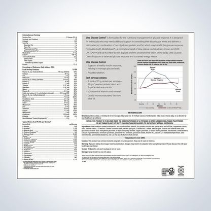 Ultra Glucose Control® By Metagenics
