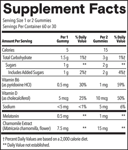 Kids Sleep Melatonin 0.5mg by Smarty Pants