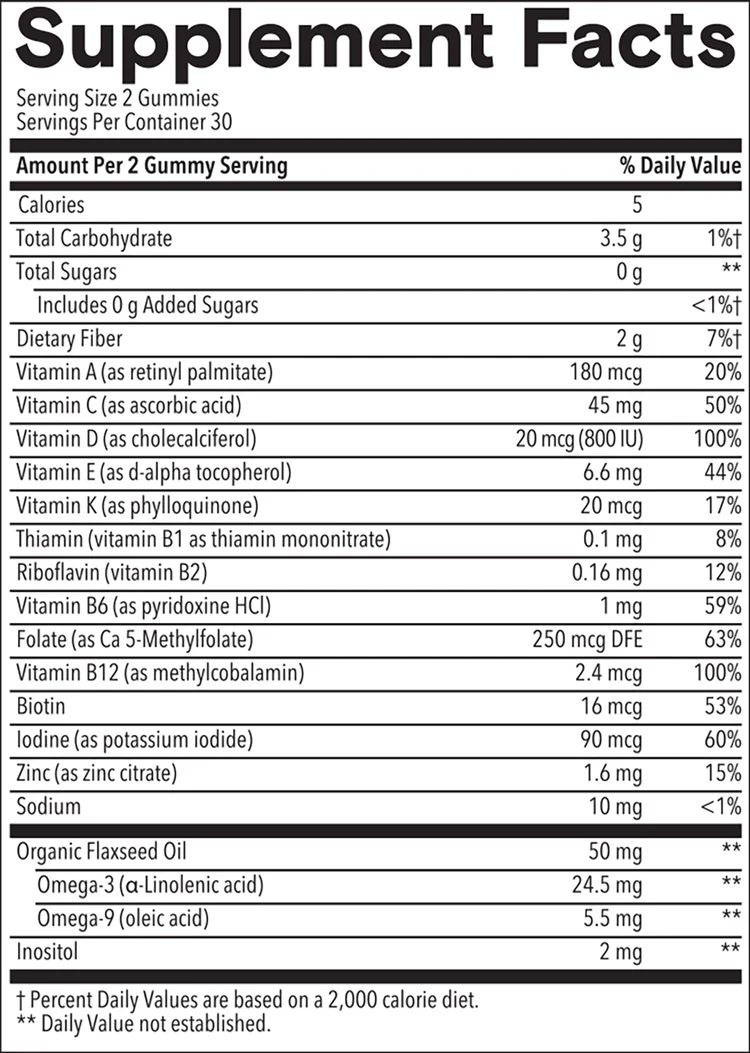 Kids Zero Sugar Multi & Omegas by Smarty Pants