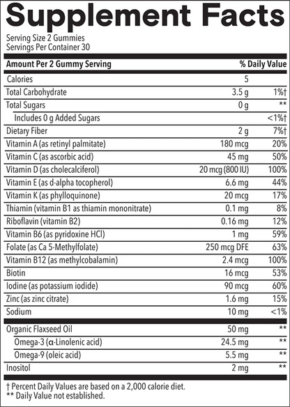 Kids Zero Sugar Multi & Omegas by Smarty Pants