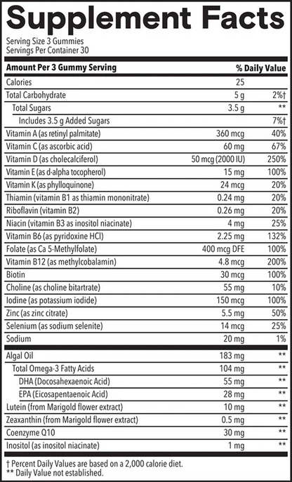 Women’s 50+ Plus Multi & Omegas by Smarty Pants