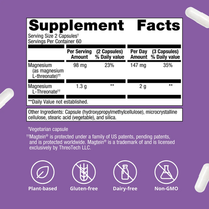 Magtein® Magnesium L-Threonate By Metagenics