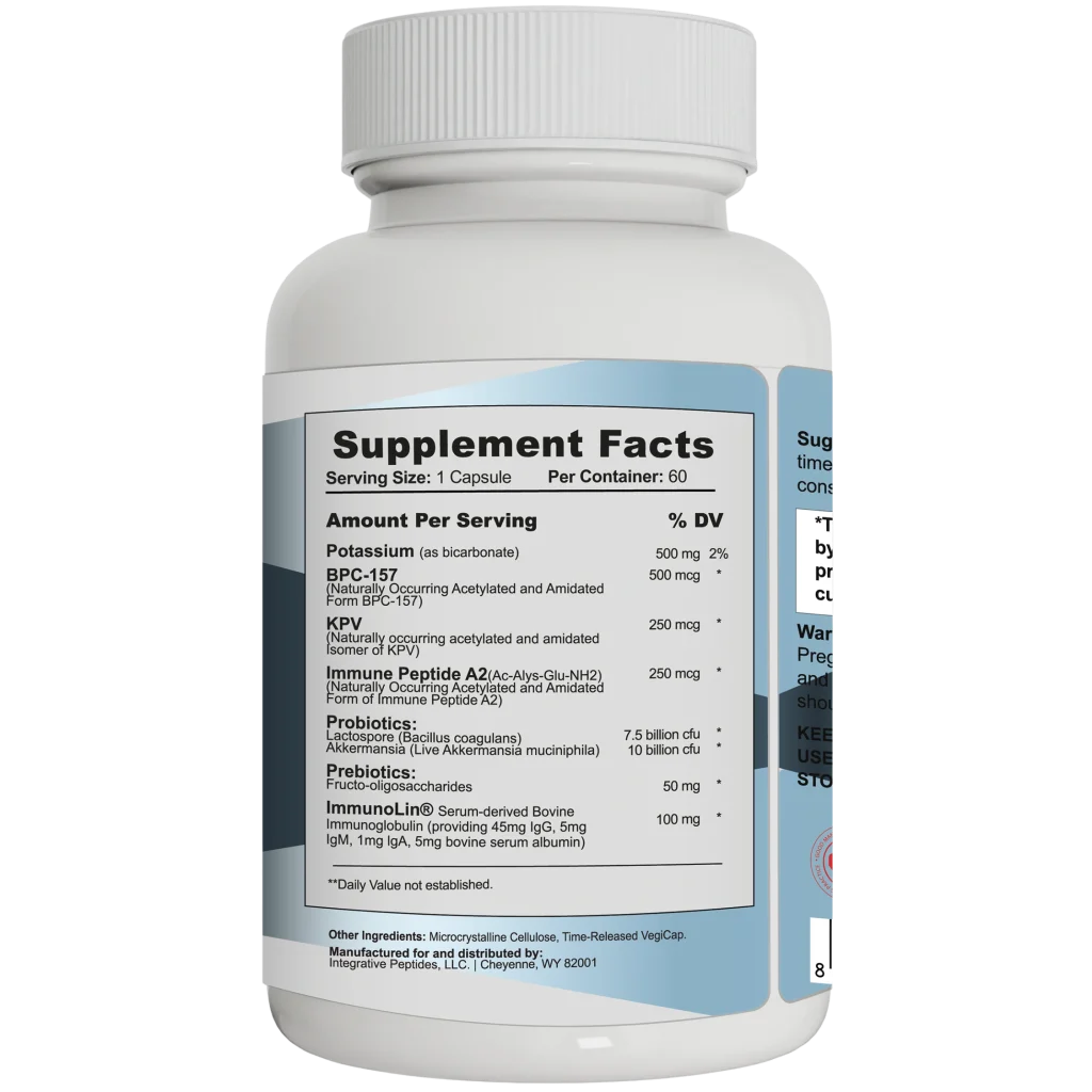 Gut Feeling Support™ (60 Capsules) by Integrative Peptides