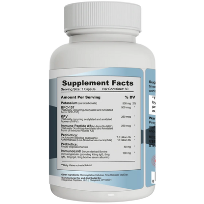 Gut Feeling Support™ (60 Capsules) by Integrative Peptides