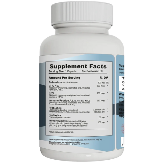 Gut Feeling Support™ (60 Capsules) by Integrative Peptides
