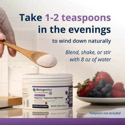 MagActive Magnesium Night Powder By Metagenics