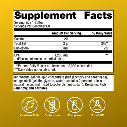 OmegaGenics® Fish Oil EPA 1200 mg By Metagenics
