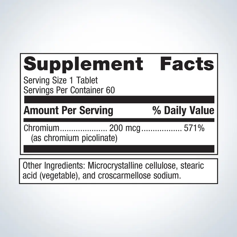 Chromium Picolinate By Metagenics