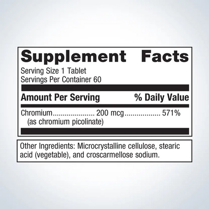 Chromium Picolinate By Metagenics